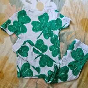 Carter's Gray and Green Pajama Set